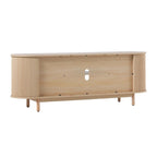 Meuble TV Middlebrook Modern Reeded de 60 po avec bords arrondis