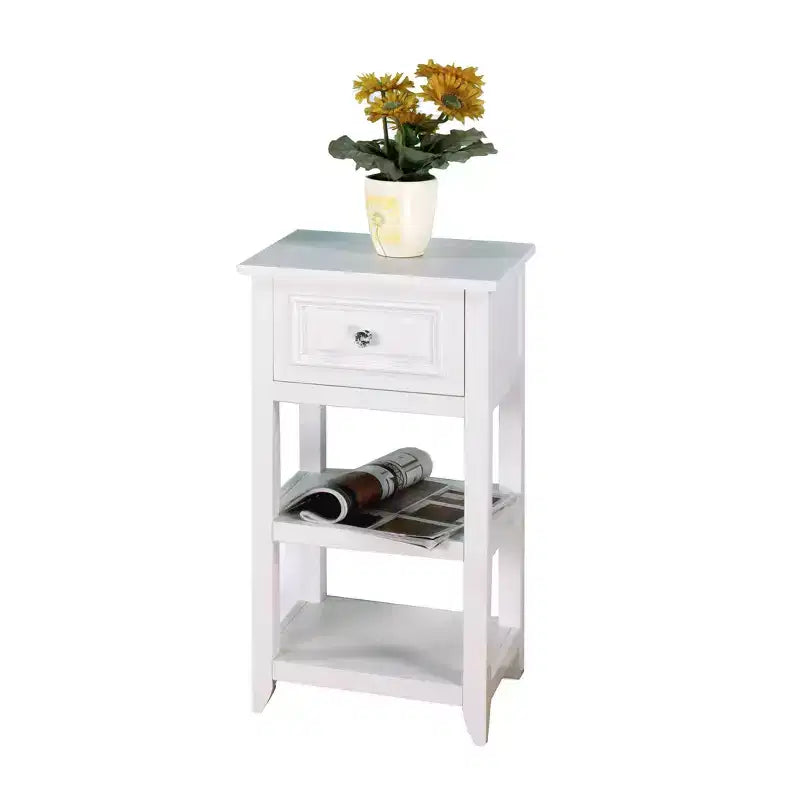 Floor Cabinet with 1 Drawer - White