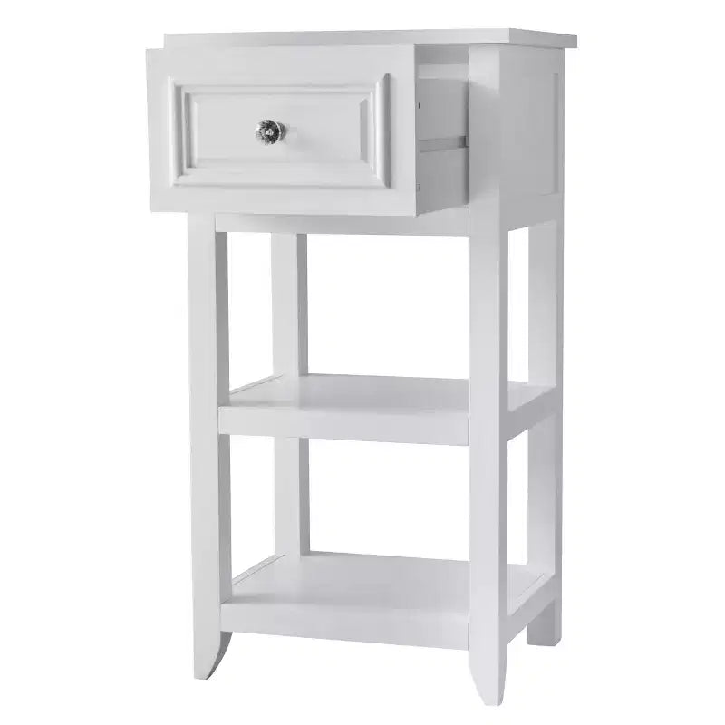 Floor Cabinet with 1 Drawer - White
