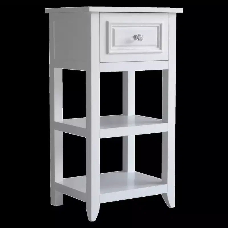 Floor Cabinet with 1 Drawer - White