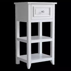Meuble bas avec 1 tiroir - Blanc