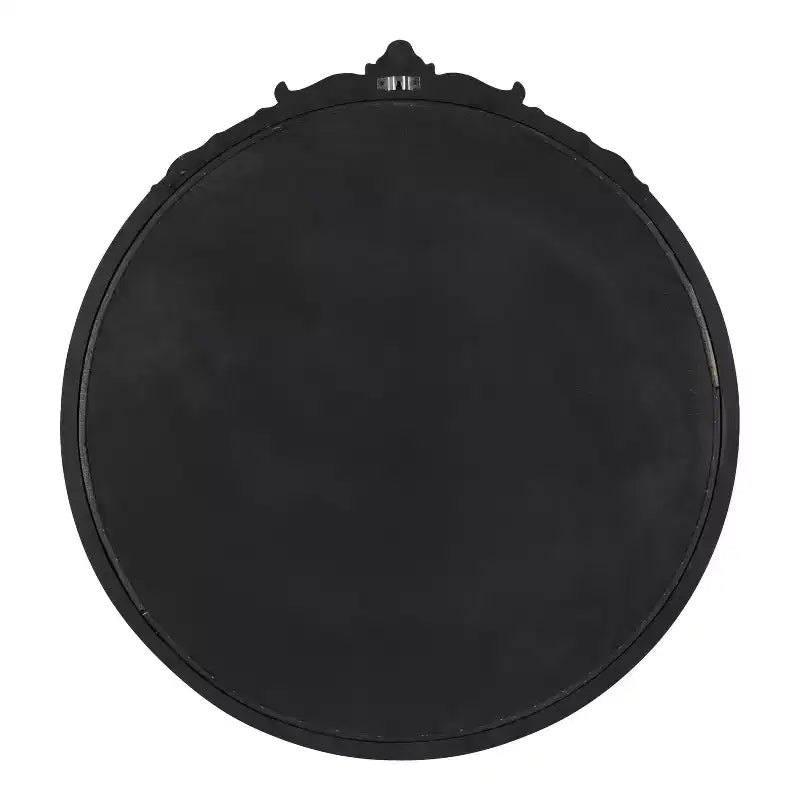 30" x 30" Round Framed Wall Mirror - Gold Antique Finish, No Assembly Required