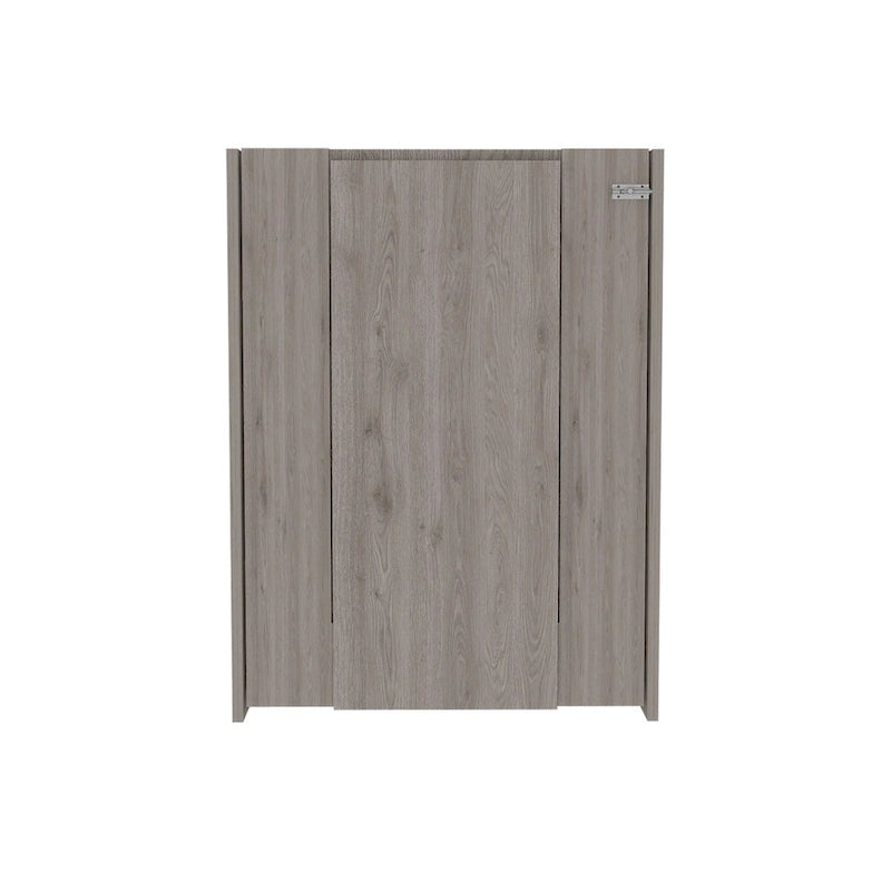 Table pliante Tacoma, sept étagères intérieures, finition blanche, haute qualité et durable