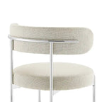 Chaises de salle à manger en tissu Albie – Lot de 2