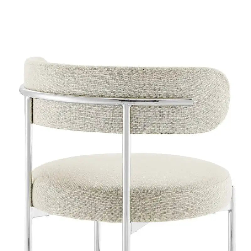 Chaises de salle à manger en tissu Albie – Lot de 2