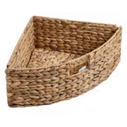 eHemco Hampton Meadows Table d'angle de rangement 4 niveaux avec 4 paniers en osier