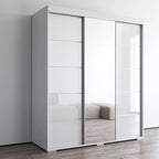 Armoire Aria moderne à 3 portes avec miroir