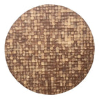 Table basse ronde à pied Mila Coconut Shell par East at Main