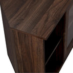 Meuble TV d'angle Middlebrook avec porte vitrée de 48 pouces