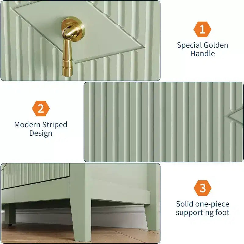 6-Drawer Chest of Drawers with Metal Handles, Wooden Storage Cabinet for Bedroom, Living Room, Hallway