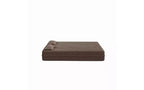 Canapé de sol moderne avec 2 oreillers, Canapé-lit convertible en tissu Teddy pour salon