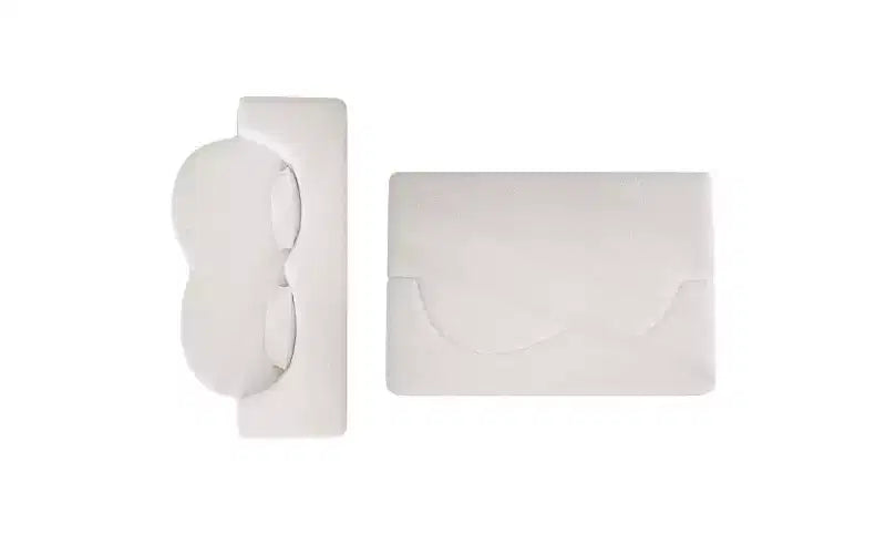Modern Floor Sofa with 2 Pillows, Convertible Teddy Fabric Sleeper Sofa Bed for Living Room