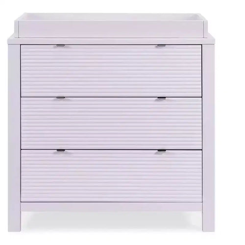 Delta Children Cassie 3 Drawer Dresser with Changing Top, Lilac