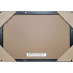 Miroir mural biseauté noir bronze pour salle de bain 26,5 x 20,5 po