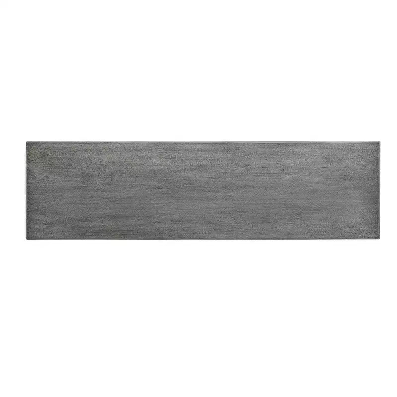 59 Inch Artisan Sideboard Console Table with Geometric Interlocked Base