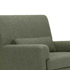 Fauteuil à bascule Boucle avec pieds en bois de frêne