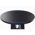 Table à manger ronde moderne à 7 pieds, table de cuisine robuste de 42 pouces pour coin petit-déjeuner, appartement ou bureau à domicile, 4 à 6 places