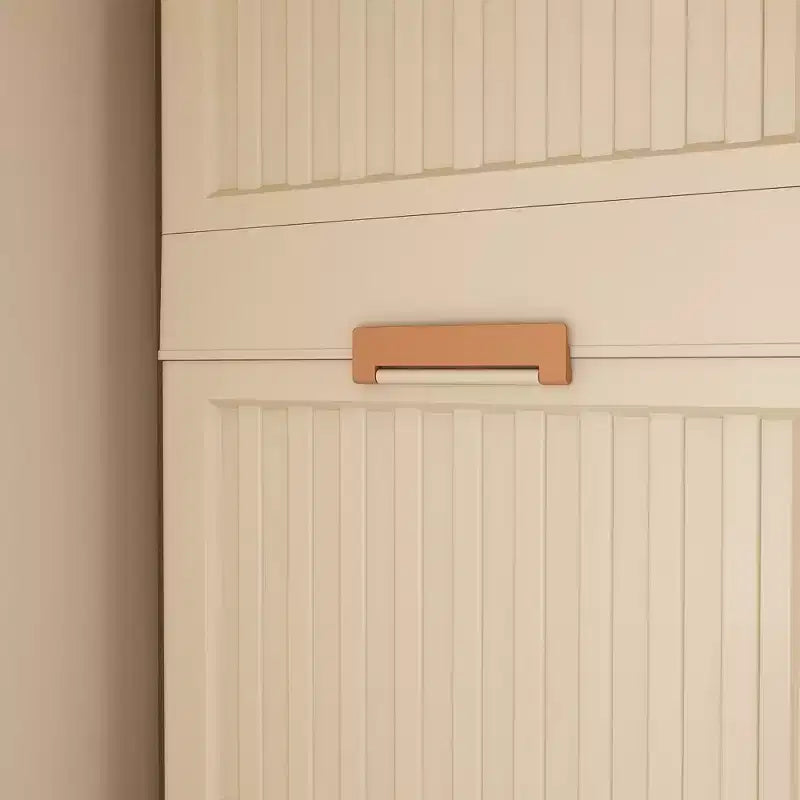 Portable Wardrobe Closet Organizer with 6 Magnetic Doors, 6 Cubes & 2 Hanging Rods, White
