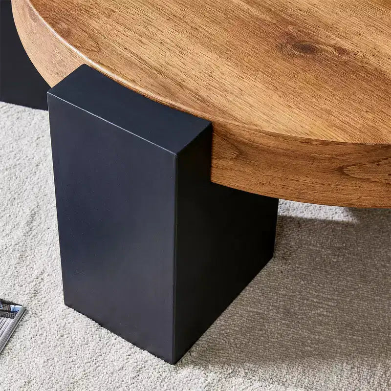 2-Tier Detachable Coffee Table, Space-Saving End Table for Living Room/Bedroom