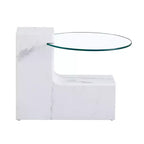 Table basse détachable à 2 niveaux, table d'appoint peu encombrante pour salon/chambre