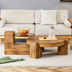 Table basse détachable à 2 niveaux, table d'appoint peu encombrante pour salon/chambre