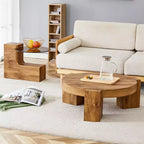 Table basse détachable à 2 niveaux, table d'appoint peu encombrante pour salon/chambre