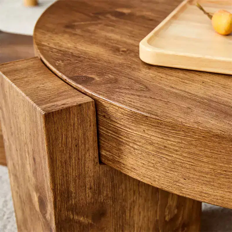 2-Tier Detachable Coffee Table, Space-Saving End Table for Living Room/Bedroom