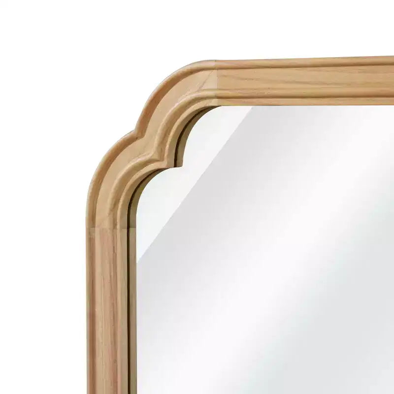 20x30 Solid Wood Frame Decorative Mirror with Rounded Corners