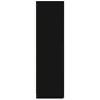 Armoire compacte noire – Bois manufacturé