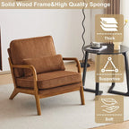 Fauteuil d'appoint rembourré Mid-Century Modern