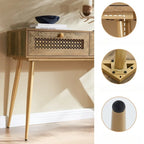 Console d'entrée à 2 tiroirs en bois de 41,9 po
