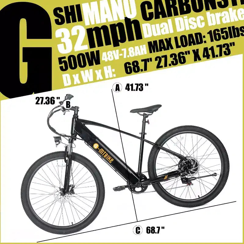 Vélo Électrique pour Adultes avec Batterie Amovible, Pneus Larges 26 x 4.0, Vélo Électrique 7 Vitesses pour Aventures Tout-Terrain, Autonomie Maximale de 80 km