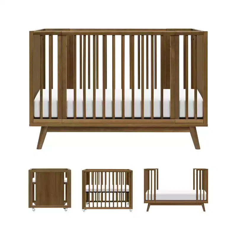 Lit de bébé convertible 8-en-1 Babyletto Palma avec berceau et kits pour lit de tout-petit