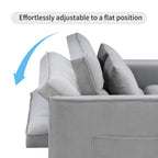 Canapé-lit convertible tufté à tiroir classique de 55 de largeur - 55L x 68P x 20H