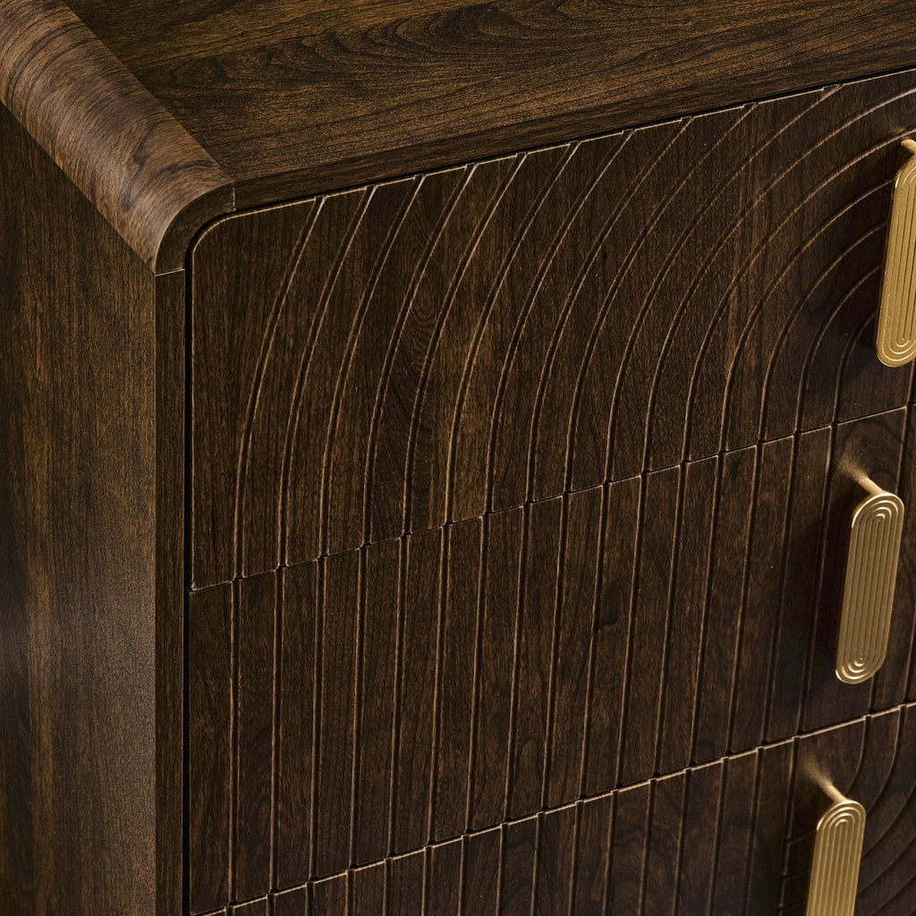 Commode 3 tiroirs – Noyer