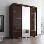 Armoire Aria moderne à 3 portes avec miroir