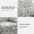 Fauteuil de salon Giampiero avec garniture cloutée (lot de 2) par HULALA HOME