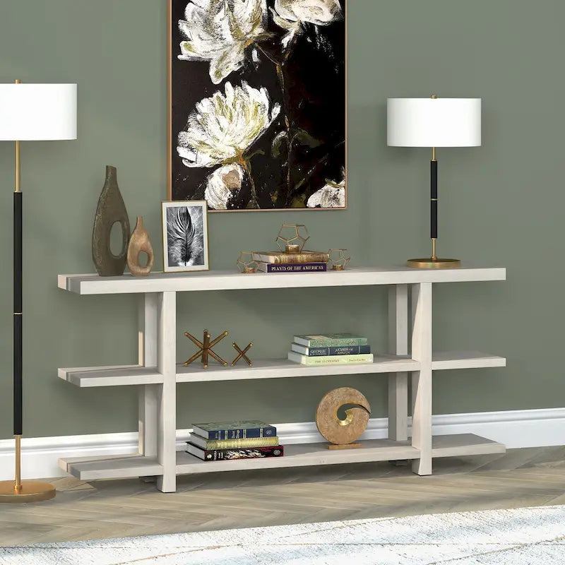 Table console rectangulaire large Acosta 64