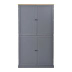 40,2x20x71,3 cm Grande armoire de cuisine sur pied avec 2 tiroirs, 2 étagères réglables et 8 compartiments de porte