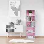 Furinno Étagère de rangement réversible 5 cubes pour livres, ouverte, horizontale ou verticale