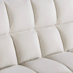 Canapé-lit convertible tufté à tiroir classique de 55 de largeur - 55L x 68P x 20H