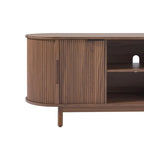 Meuble TV Middlebrook Modern Reeded de 60 po avec bords arrondis