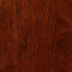Tabouret de bar pivotant hauteur comptoir 24" cerisier foncé - Rembourré, pieds en bois dur laqué