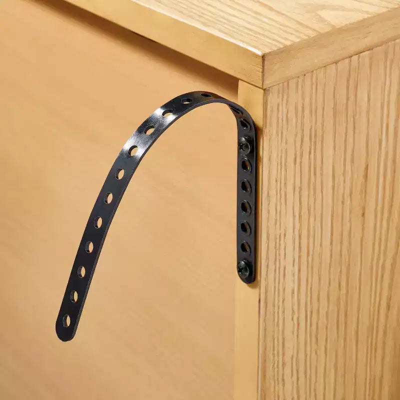 Scalloped TV Stand for TVs up to 70" Brown