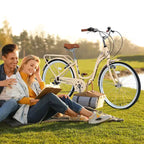 Vélo pour femme Zeus & Ruta de 24 pouces, 7 vitesses, cadre en acier