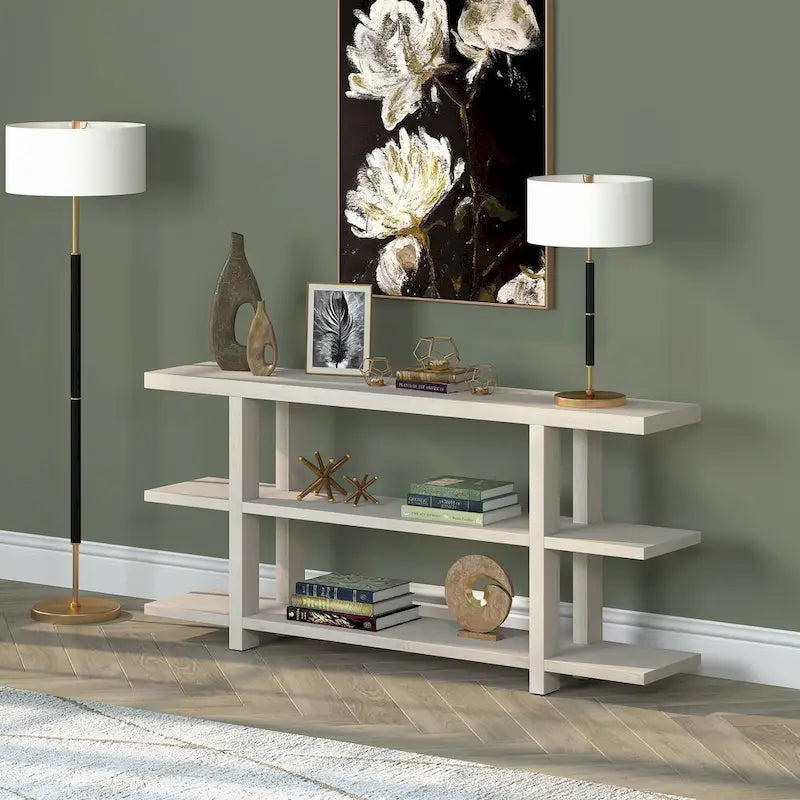 Table console rectangulaire large Acosta 64