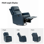Fauteuil inclinable pivotant Esteban avec dossier capitonné (ensemble de 2) par HULALA HOME