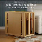 Lit de bébé convertible 8-en-1 Babyletto Palma avec berceau et kits pour lit de tout-petit