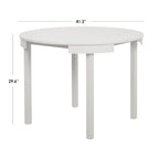 Ensemble de salle à manger rond compact 5 pièces Harrisburg Tobey