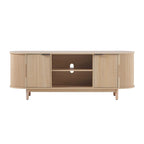 Meuble TV Middlebrook Modern Reeded de 60 po avec bords arrondis